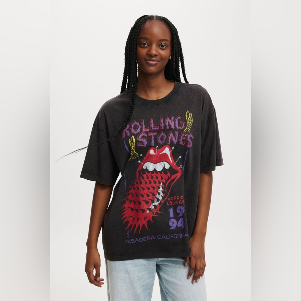 Rolling Stones Boxy Graphic Tee